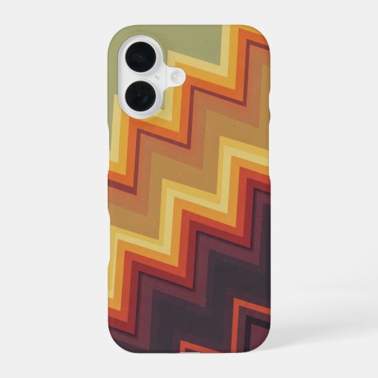 Retro Arcade Zigzag iPhone 16 Hoesje (Achterkant)