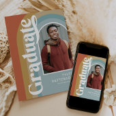 Retro Arch Foto 2025 Afstuderen Aankondiging