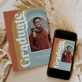 Retro Arch Foto 2025 Afstuderen Aankondiging