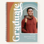 Retro Arch Foto 2025 Afstuderen Leavers Boek (Voorkant)