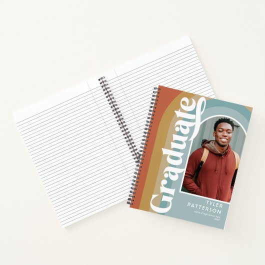 Retro Arch Foto 2025 Afstuderen Leavers Boek (Binnen)