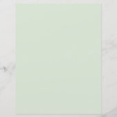 Retro Arch Sage Green Beauty Service Price List (Achterkant)