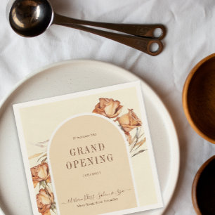 Retro Arch Script Grote Openingsceremonie Servet