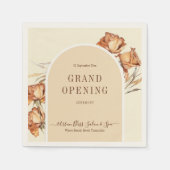 Retro Arch Script Grote Openingsceremonie Servet (Voorkant)