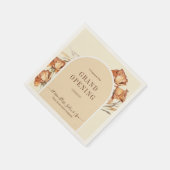 Retro Arch Script Grote Openingsceremonie Servet (Hoek)