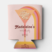 Retro Arch  Sunset Bachelorette Welkom Blikjeskoeler (Achterkant)