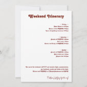 Retro Arch  Sunset Bachelorette Welkom Kaart (Achterkant)