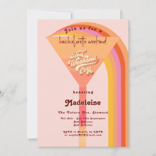 Retro Arch  Sunset Bachelorette Welkom Kaart