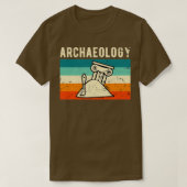Retro  Archeoloog T-shirt (Design voorkant)