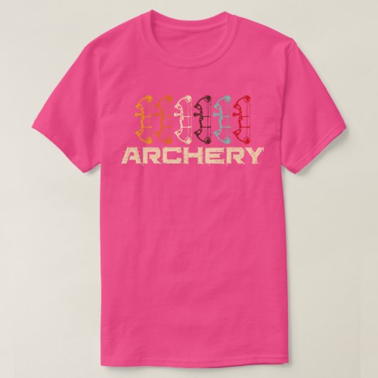 Retro Archery I Bow I Archer T-shirt (Design voorkant)