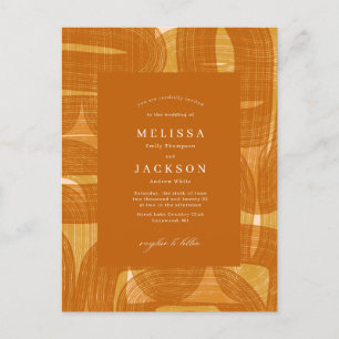 Retro-arches en -bochten en geeldenbindingen briefkaart