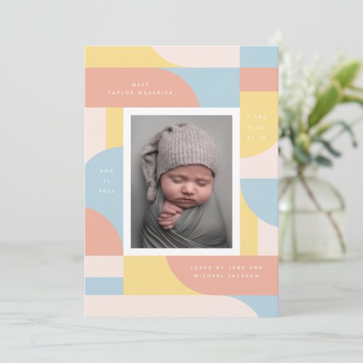 Retro Arches Kaart (Staand voorkant)