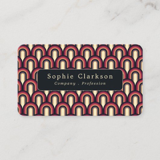 Retro Arches Visitekaartje (Voorkant)