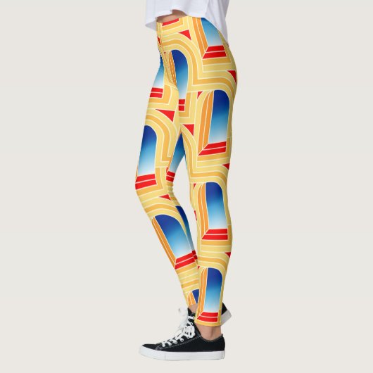 Retro Archway Leggings – Casablanca Window (Links)
