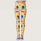 Retro Archway Leggings – Casablanca Window (Voorkant)