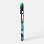 Retro Arctische Gloed iPhone 16 Hoesje (Linkerkant)
