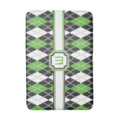 Retro Argyle badmat (Voorkant Verticaal)
