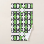 Retro Argyle handdoekset Bad Handdoek (Handdoek)