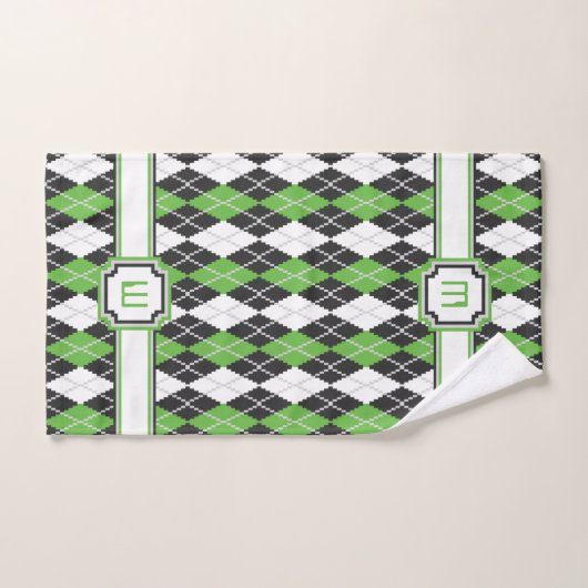 Retro Argyle handdoekset Bad Handdoek (Handdoek)