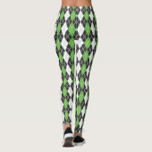 Retro Argyle-Leggings Leggings (Achterkant)
