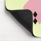 Retro Argyle Mid Century Modern Mousepad Muismat (Hoek)