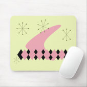 Retro Argyle Mid Century Modern Mousepad Muismat (Met muis)