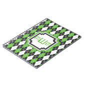 Retro Argyle Notitieboek (Linkerzijde)