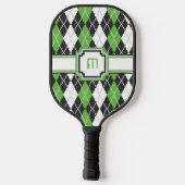 Retro Argyle Pickleball Paddle (Achterkant)