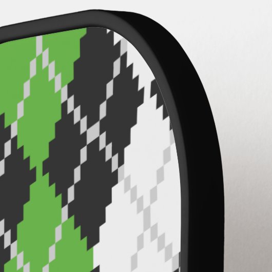 Retro Argyle Pickleball Paddle (Links Detail)
