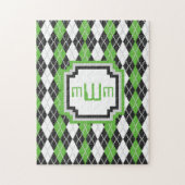 Retro Argyle Puzzle Legpuzzel (Verticaal)