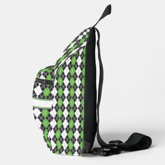 Retro Argyle Sling Bag (Rechts)