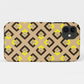 Retro Argyle Squares 3 Case-Mate iPhone Case (Achterkant (horizontaal))