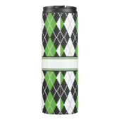 Retro Argyle Thermal Tumbler Thermosbeker (Achterkant)
