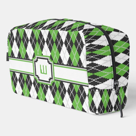 Retro Argyle Toilettasje (Rechterhoek)