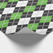 Retro Argyle Wrapping Paper Cadeaupapier (Hoek)