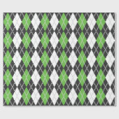 Retro Argyle Wrapping Paper Cadeaupapier (Vlak)