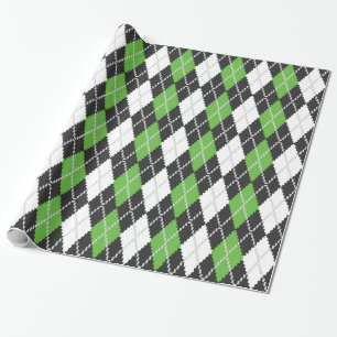 Retro Argyle Wrapping Paper Cadeaupapier