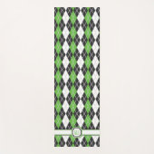 Retro Argyle Yoga Mat (Voorkant)