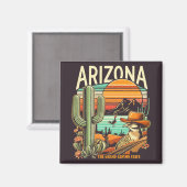 Retro Arizona Magneet (Voorkant / Achterkant)