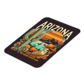 Retro Arizona Magneet (Linkerzijde)