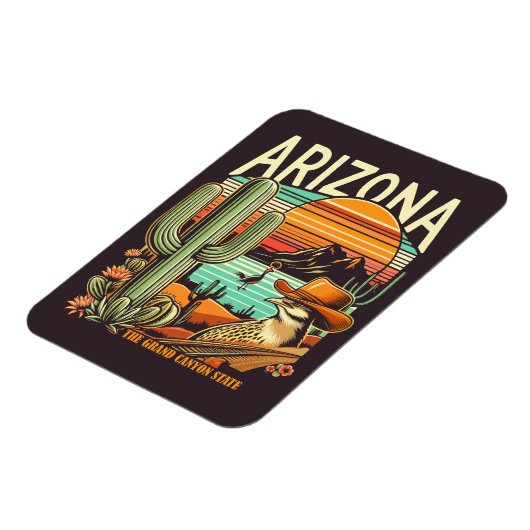 Retro Arizona Magneet (Linkerzijde)
