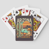 Retro Arizona Pokerkaarten (Achterkant)
