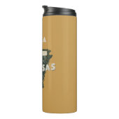 Retro Arkansas State gepersonaliseerd Thermosbeker (Geroteerd rechts)