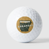 Retro Arkansas State Golfballen (Voorkant)