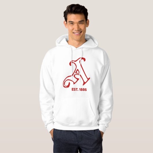Retro arsenaal hoodie (Voorkant volledig)