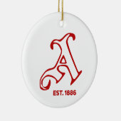 Retro arsenaal keramisch ornament (Rechts)