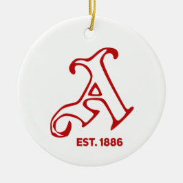 Retro arsenaal keramisch ornament
