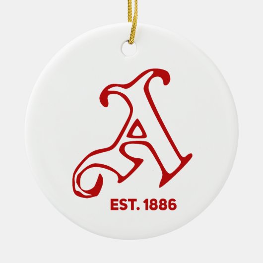 Retro arsenaal keramisch ornament (Voorkant)