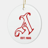 Retro arsenaal keramisch ornament (Links)