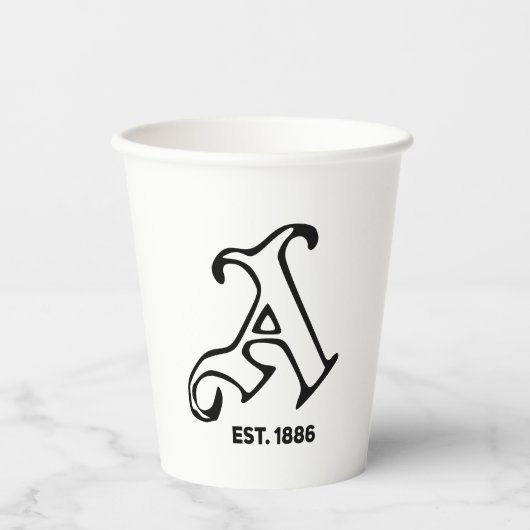 Retro arsenaal papieren bekers (Voorkant)